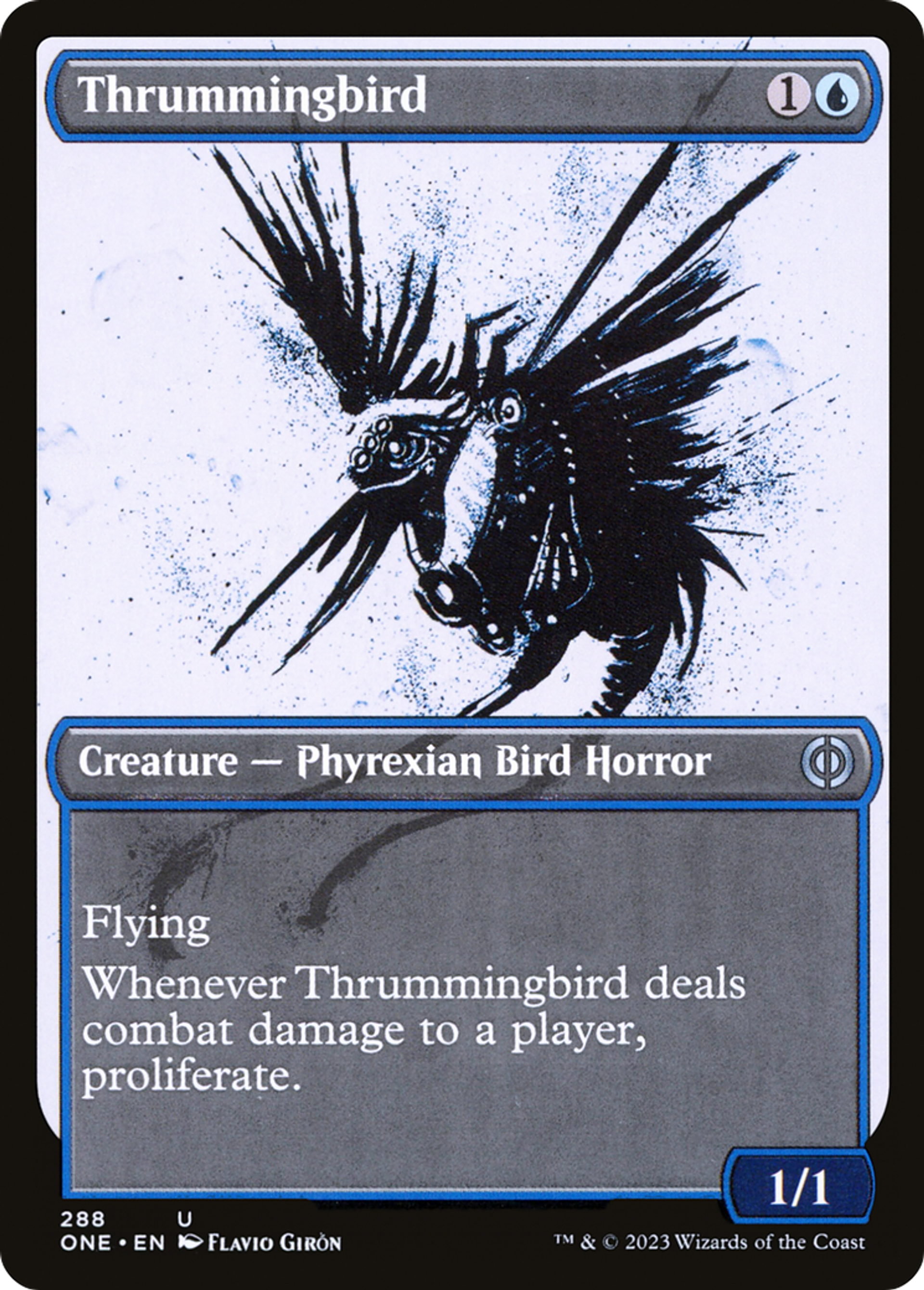 Thrummingbird — Phyrexia: All Will Be One — Magic: The Gathering