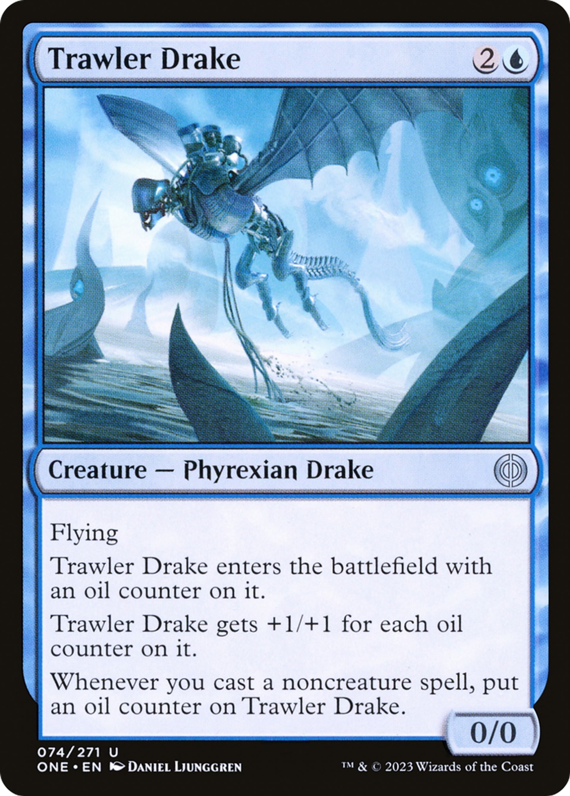 Drakôn charrieur — Phyrexia: All Will Be One — Magic: The Gathering