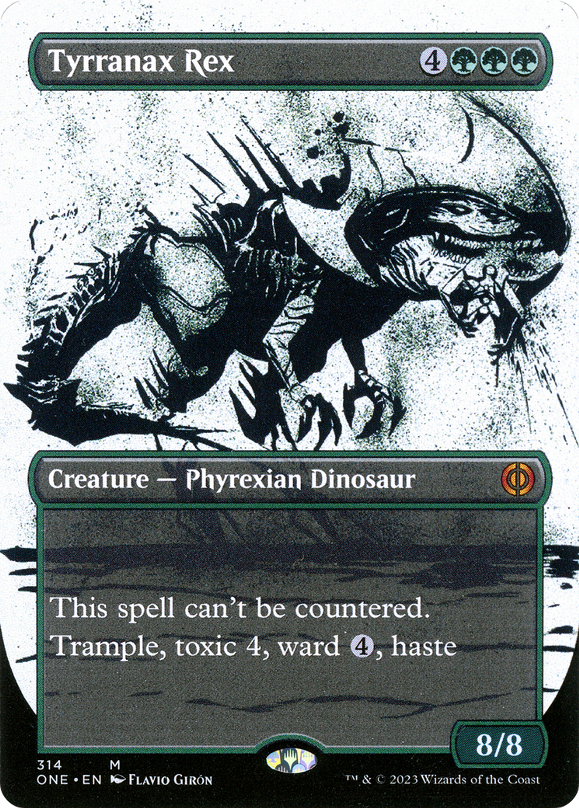 Tyrranax rex — Phyrexia: All Will Be One — Magic: The Gathering