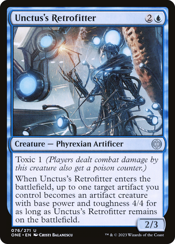 Unctus's Retrofitter — Phyrexia: All Will Be One — Magic: The Gathering