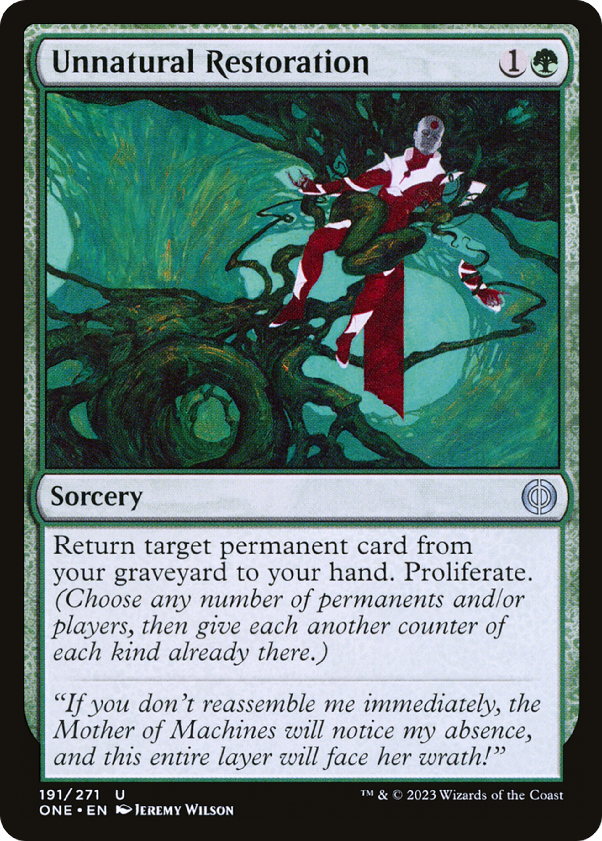 Restauration surnaturelle — Phyrexia: All Will Be One — Magic: The Gathering