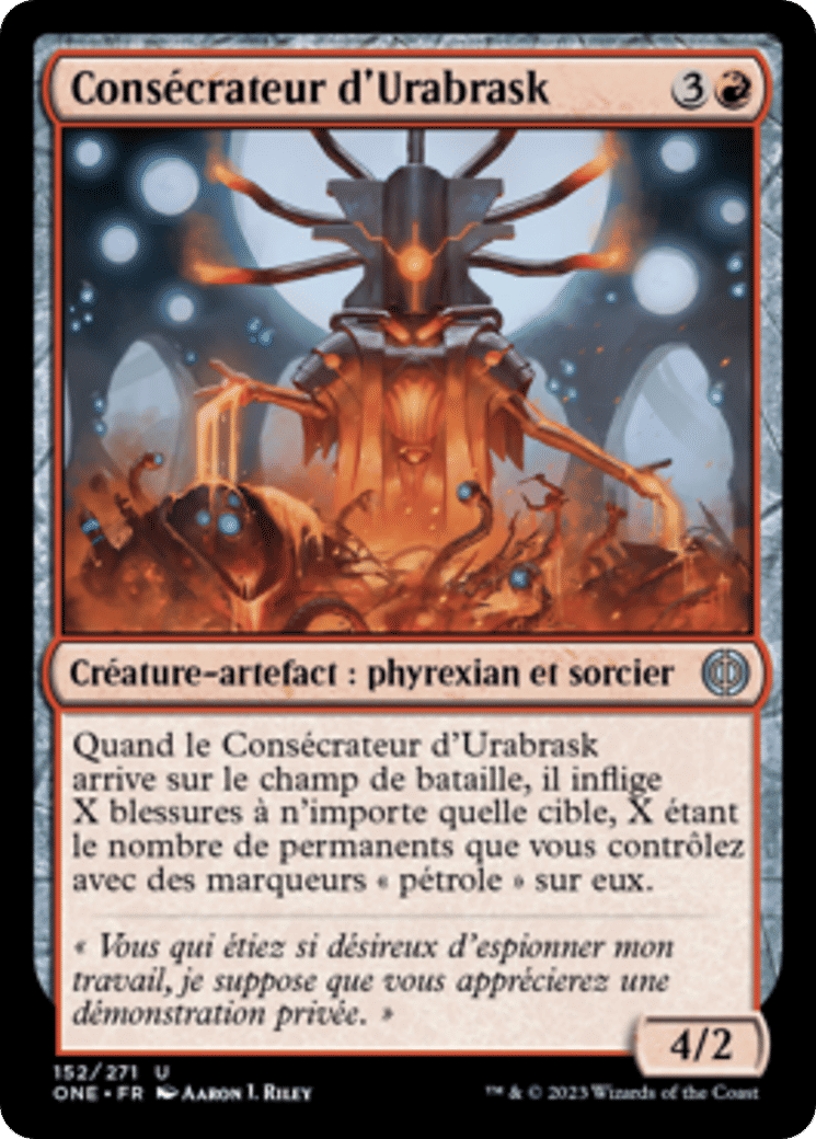 Consécrateur d'Urabrask — Phyrexia: All Will Be One — Magic: The Gathering