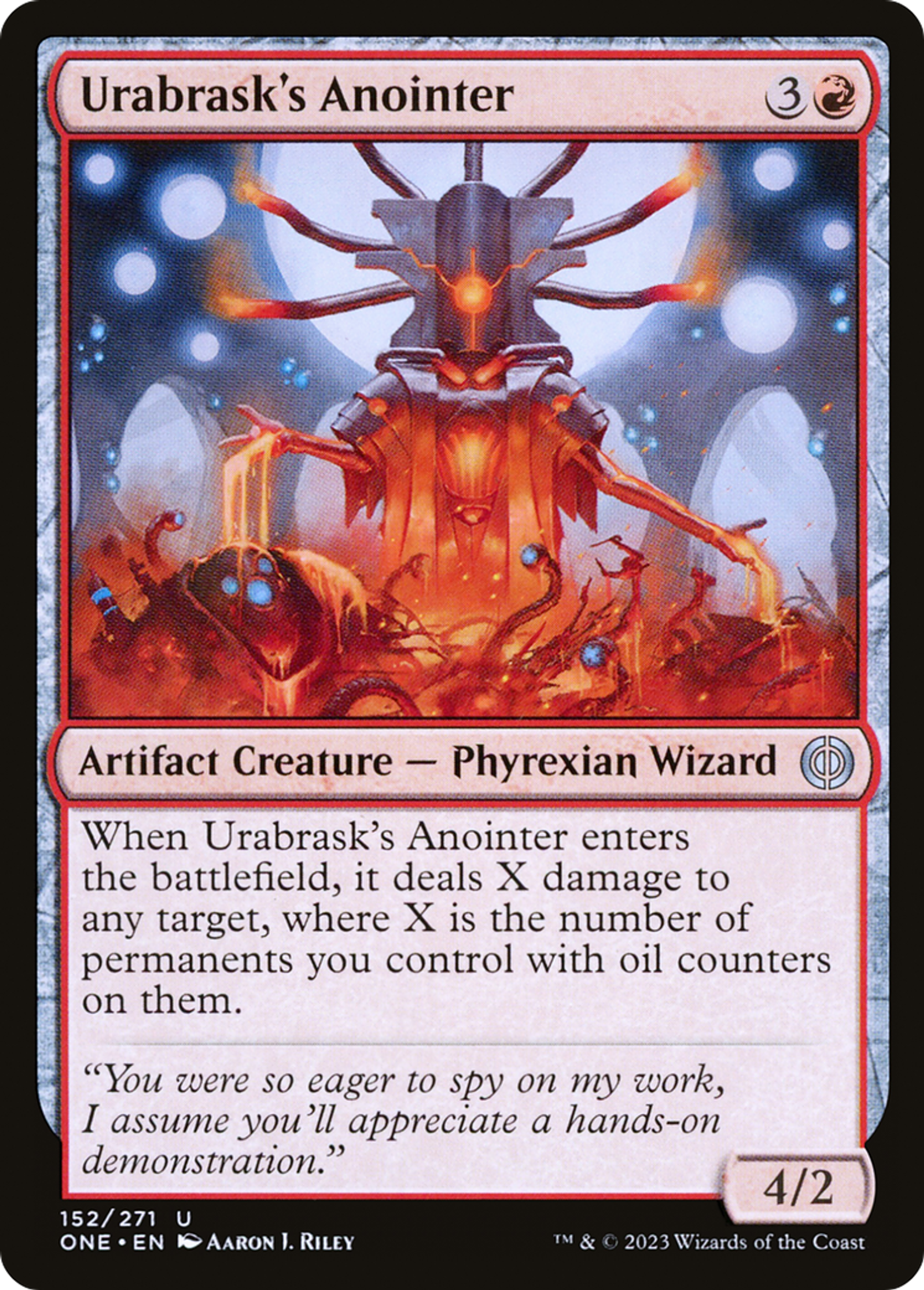 Consécrateur d'Urabrask — Phyrexia: All Will Be One — Magic: The Gathering