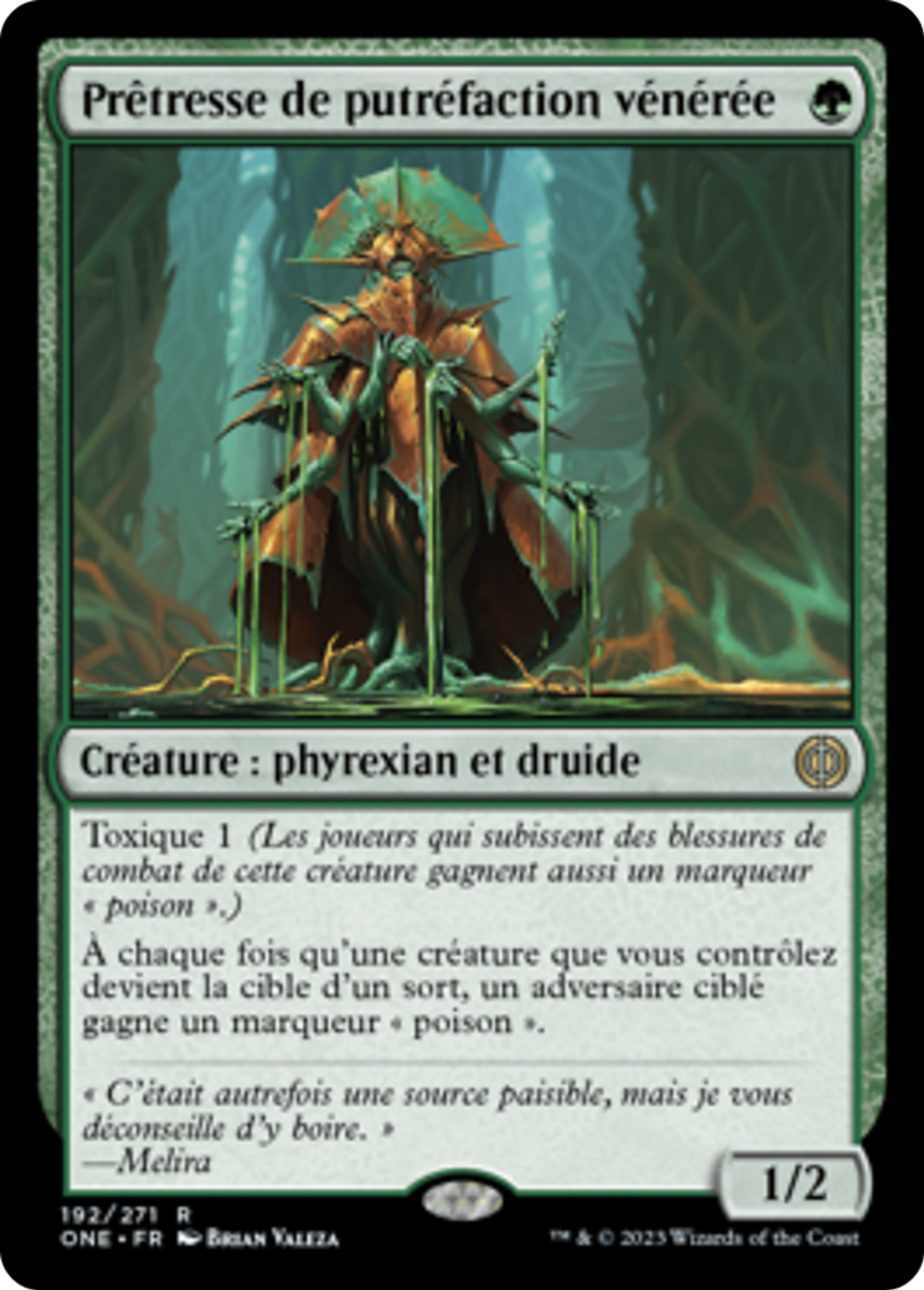 Prêtresse de putréfaction vénérée — Phyrexia: All Will Be One — Magic: The Gathering