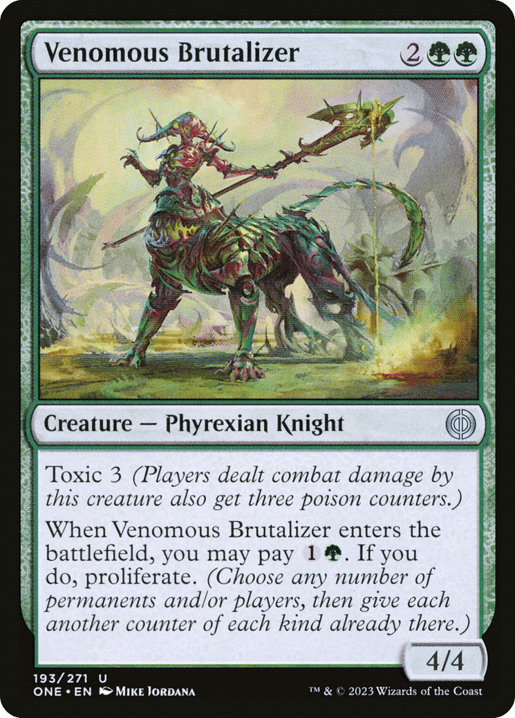 Venomous Brutalizer — Phyrexia: All Will Be One — Magic: The Gathering
