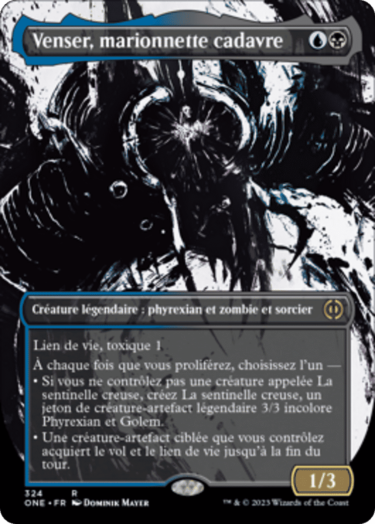 Venser, marionnette cadavre from Phyrexia: All Will Be One - Magic: The Gathering