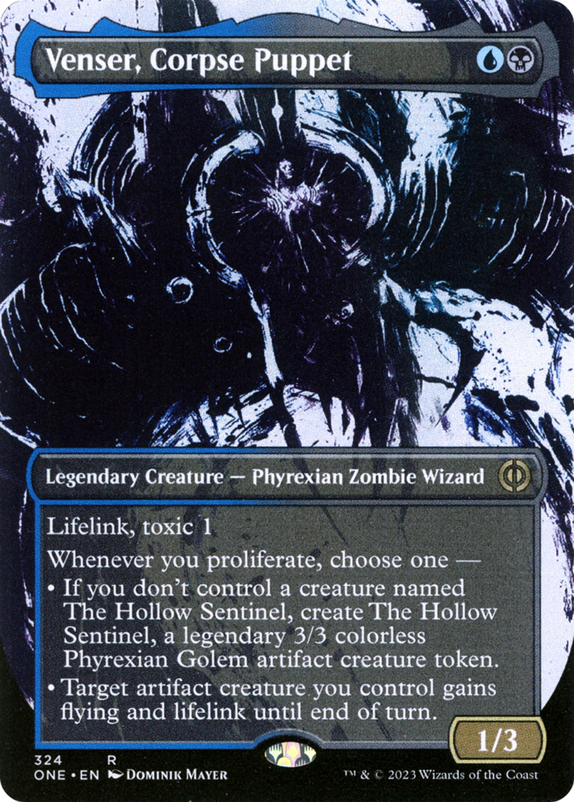 Venser, marionnette cadavre — Phyrexia: All Will Be One — Magic: The Gathering