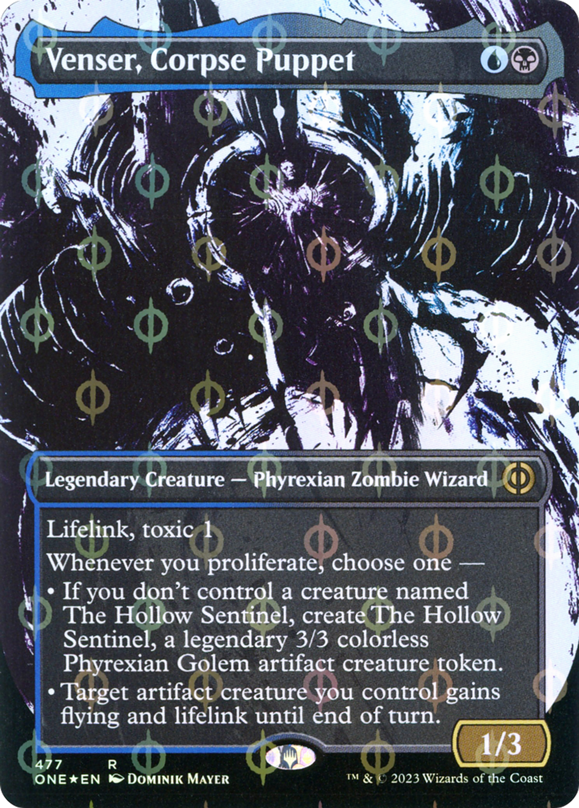 Venser, marionnette cadavre — Phyrexia: All Will Be One — Magic: The Gathering