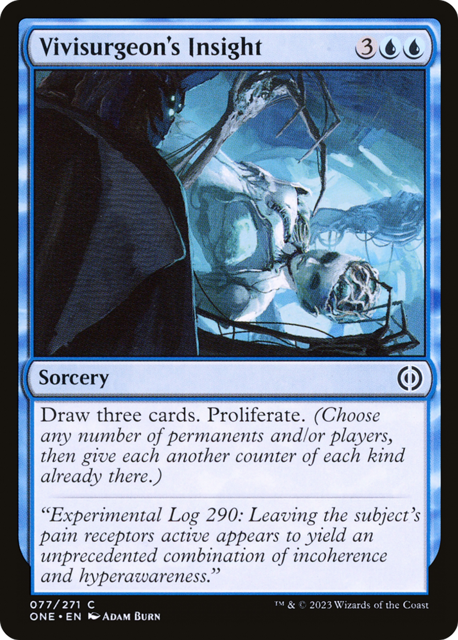 Perspicacité du vivichirurgien — Phyrexia: All Will Be One — Magic: The Gathering