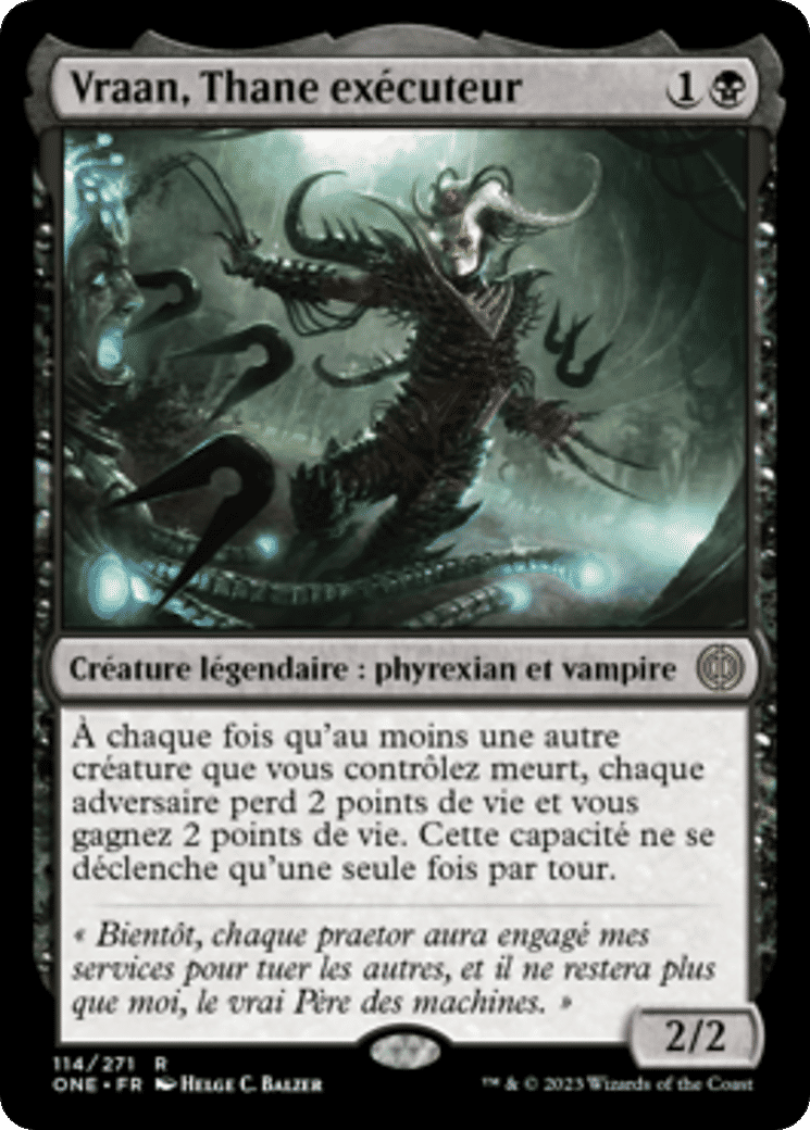 Vraan, Thane exécuteur — Phyrexia: All Will Be One — Magic: The Gathering