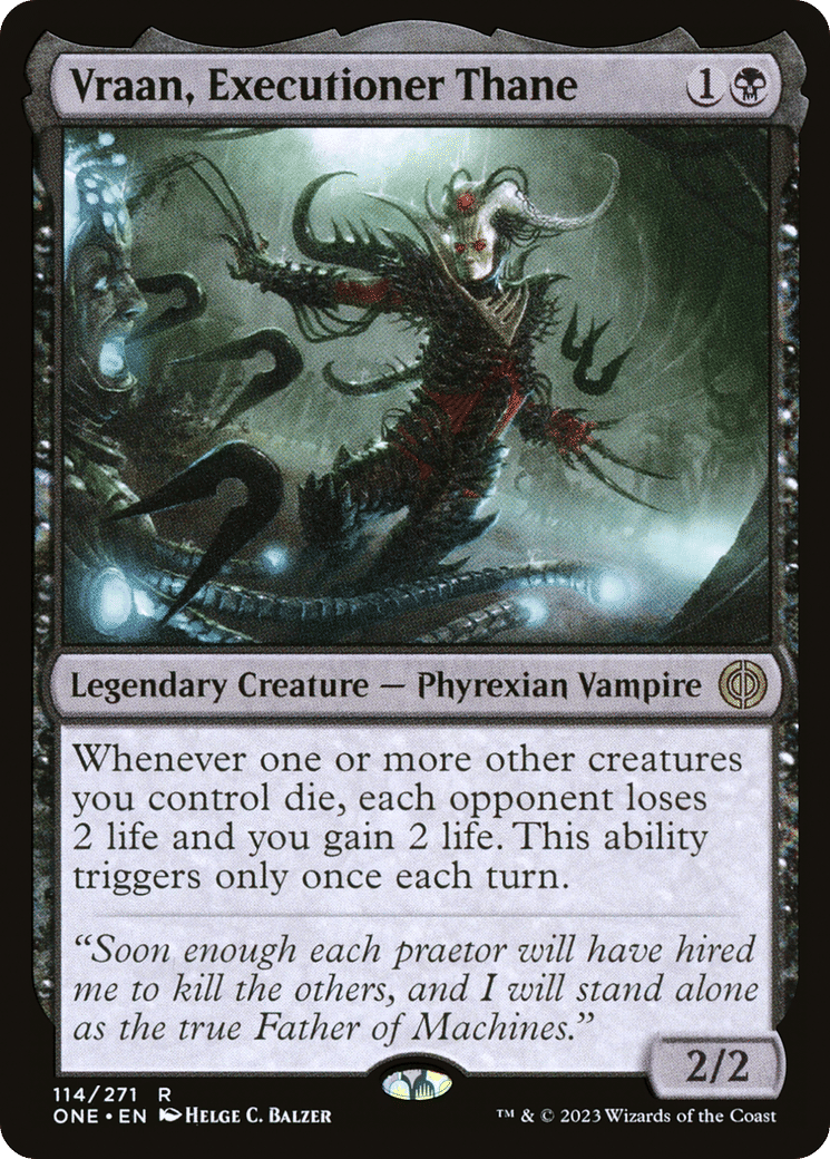 Vraan, Executioner Thane — Phyrexia: All Will Be One — Magic: The Gathering
