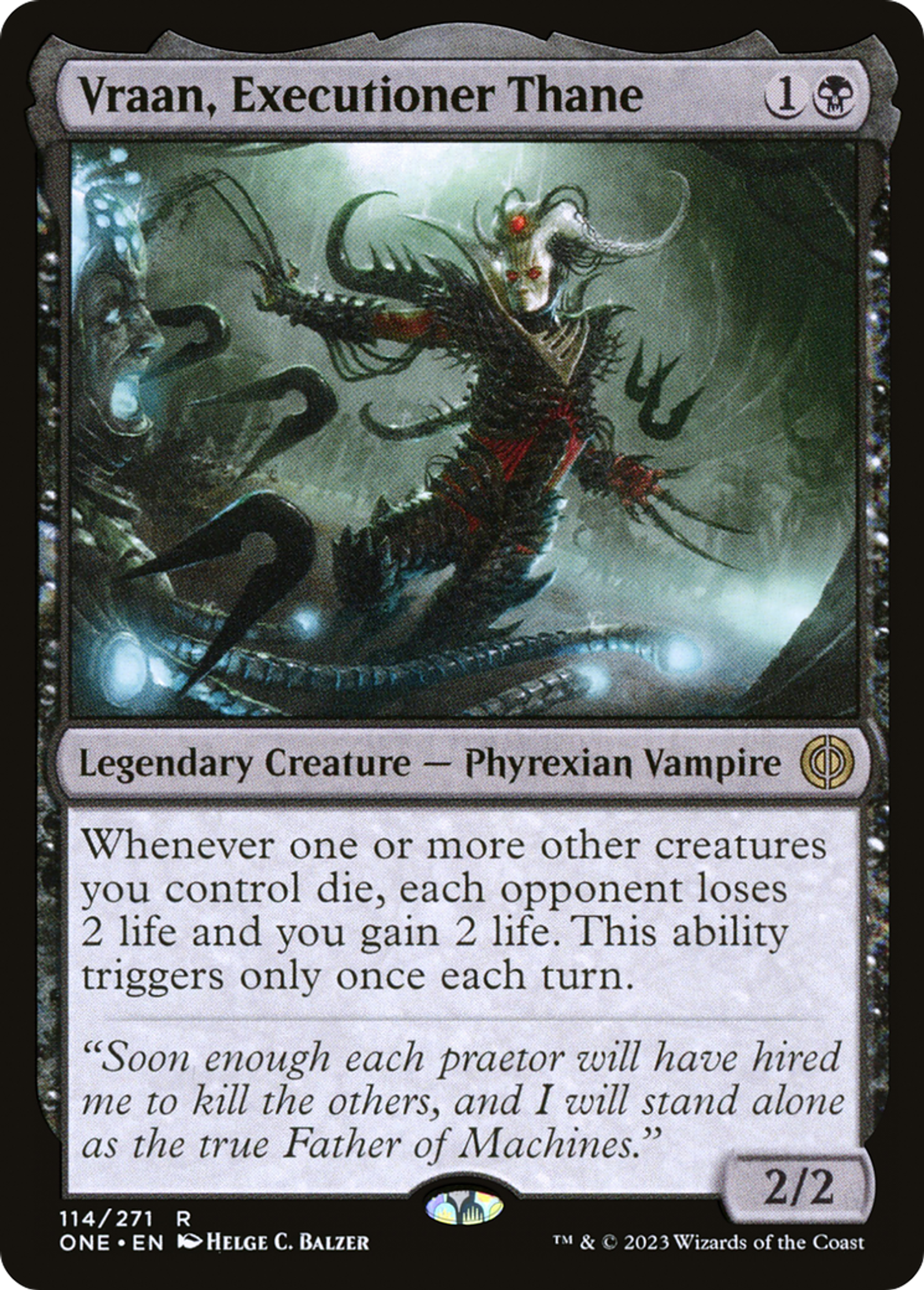 Vraan, Thane exécuteur — Phyrexia: All Will Be One — Magic: The Gathering