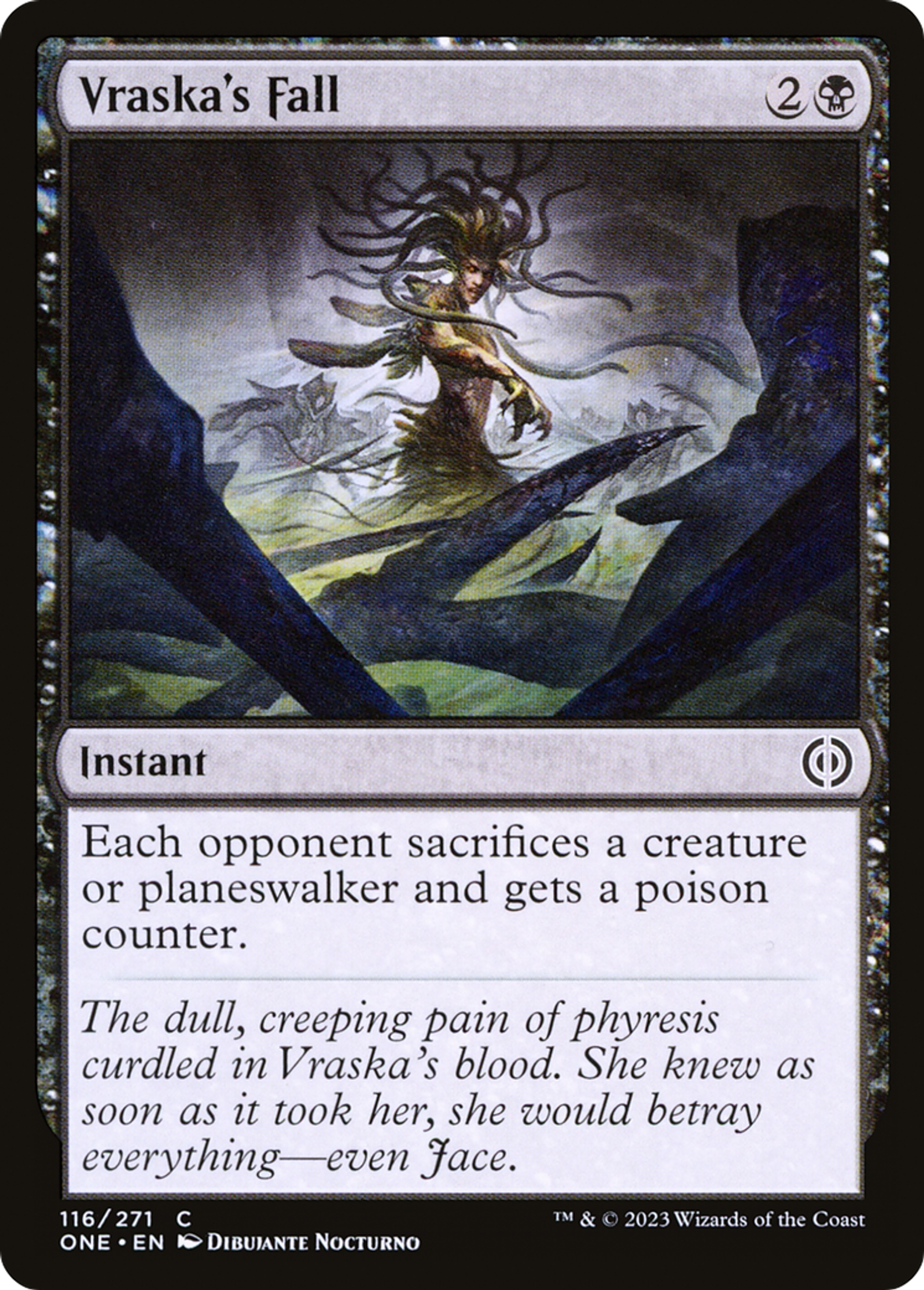 Chute de Vraska — Phyrexia: All Will Be One — Magic: The Gathering