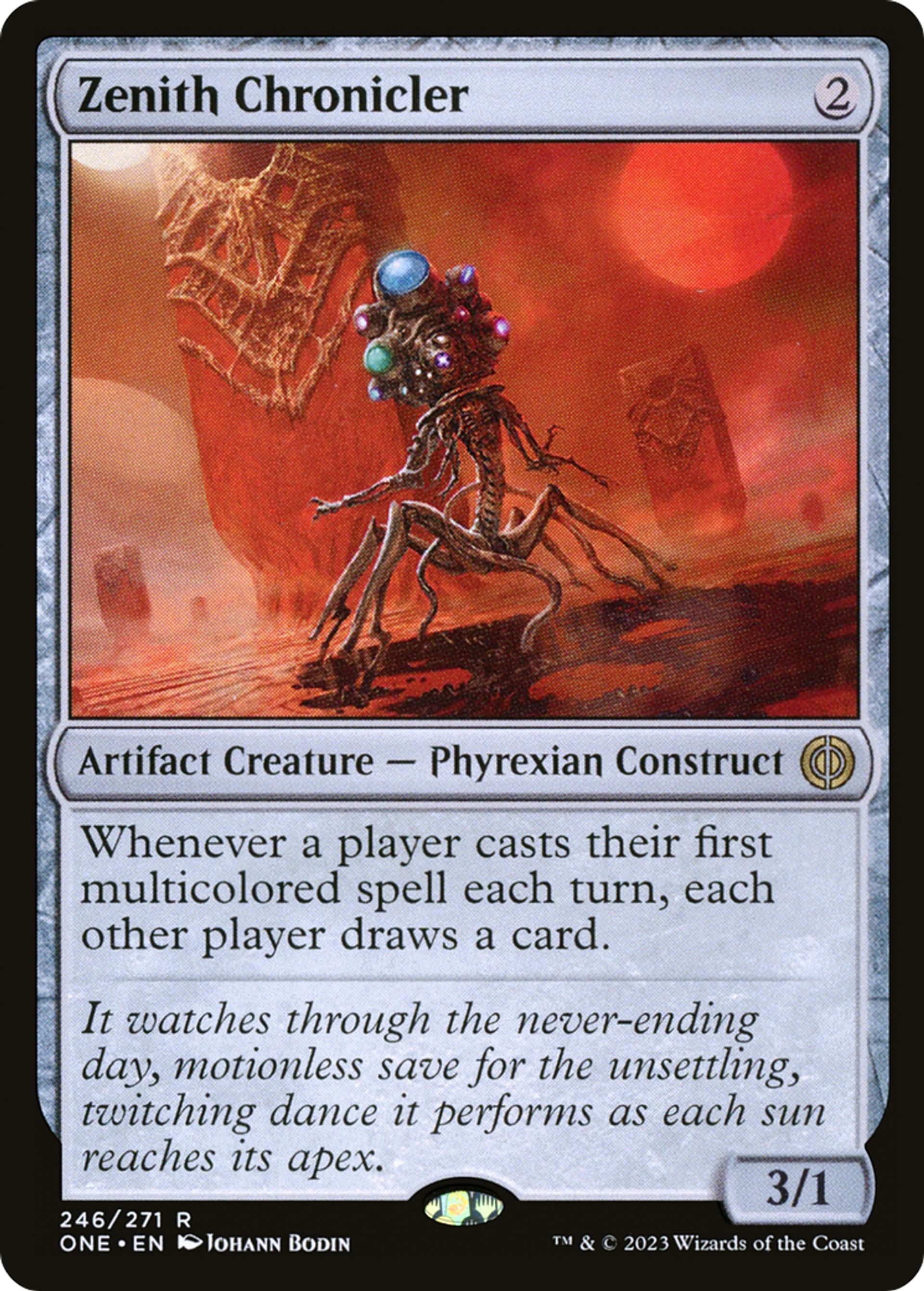 Chroniqueur du zénith — Phyrexia: All Will Be One — Magic: The Gathering