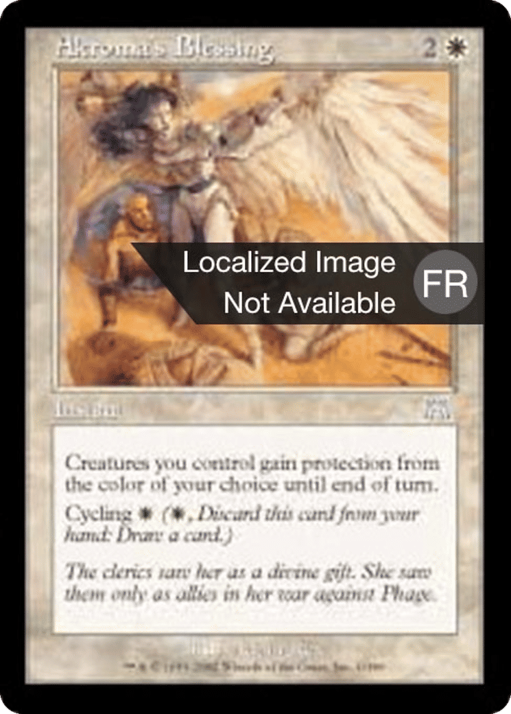 Bénédiction selon Akroma — Onslaught — Magic: The Gathering