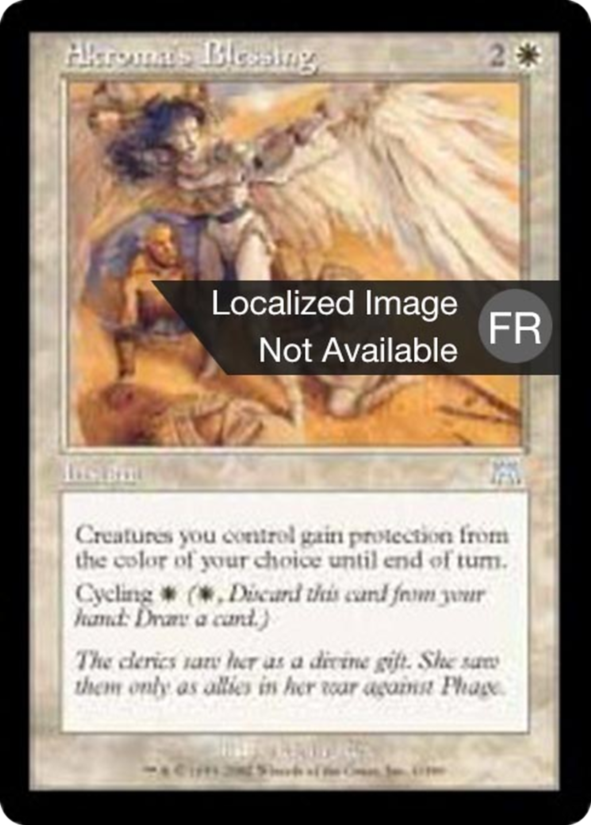 Bénédiction selon Akroma — Onslaught — Magic: The Gathering