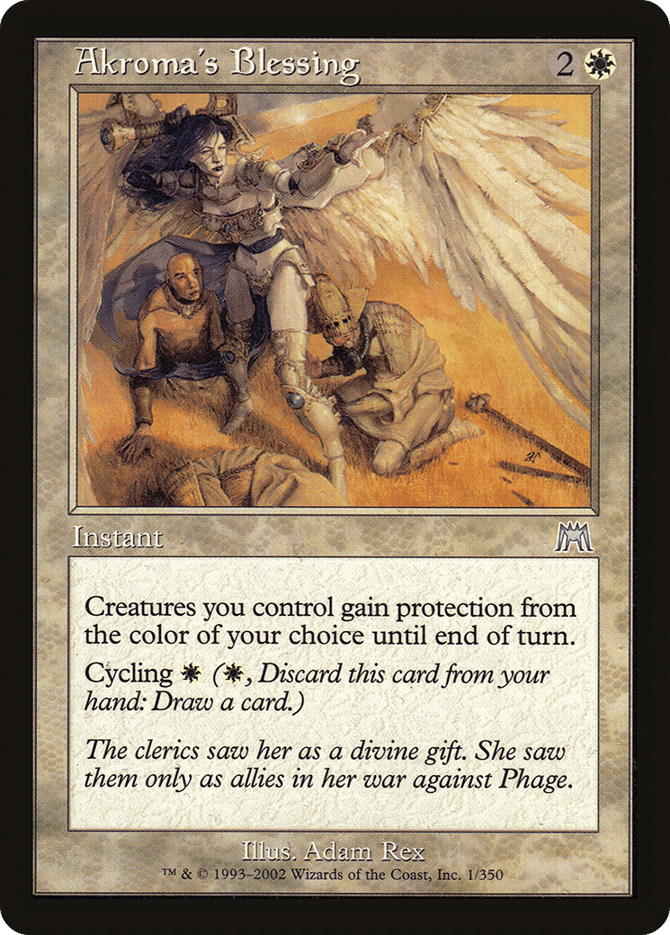 Akroma's Blessing — Onslaught — Magic: The Gathering