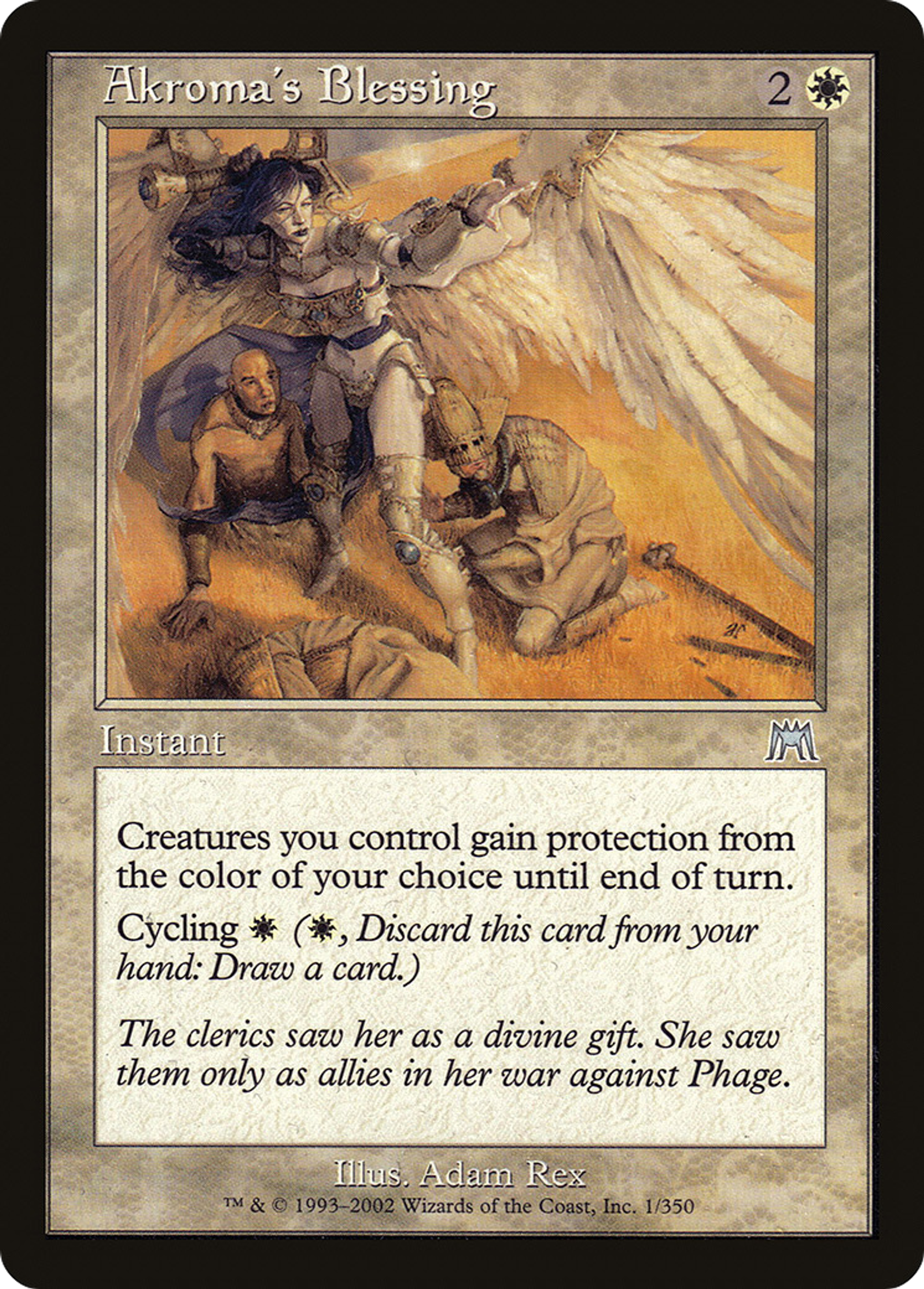 Bénédiction selon Akroma — Onslaught — Magic: The Gathering