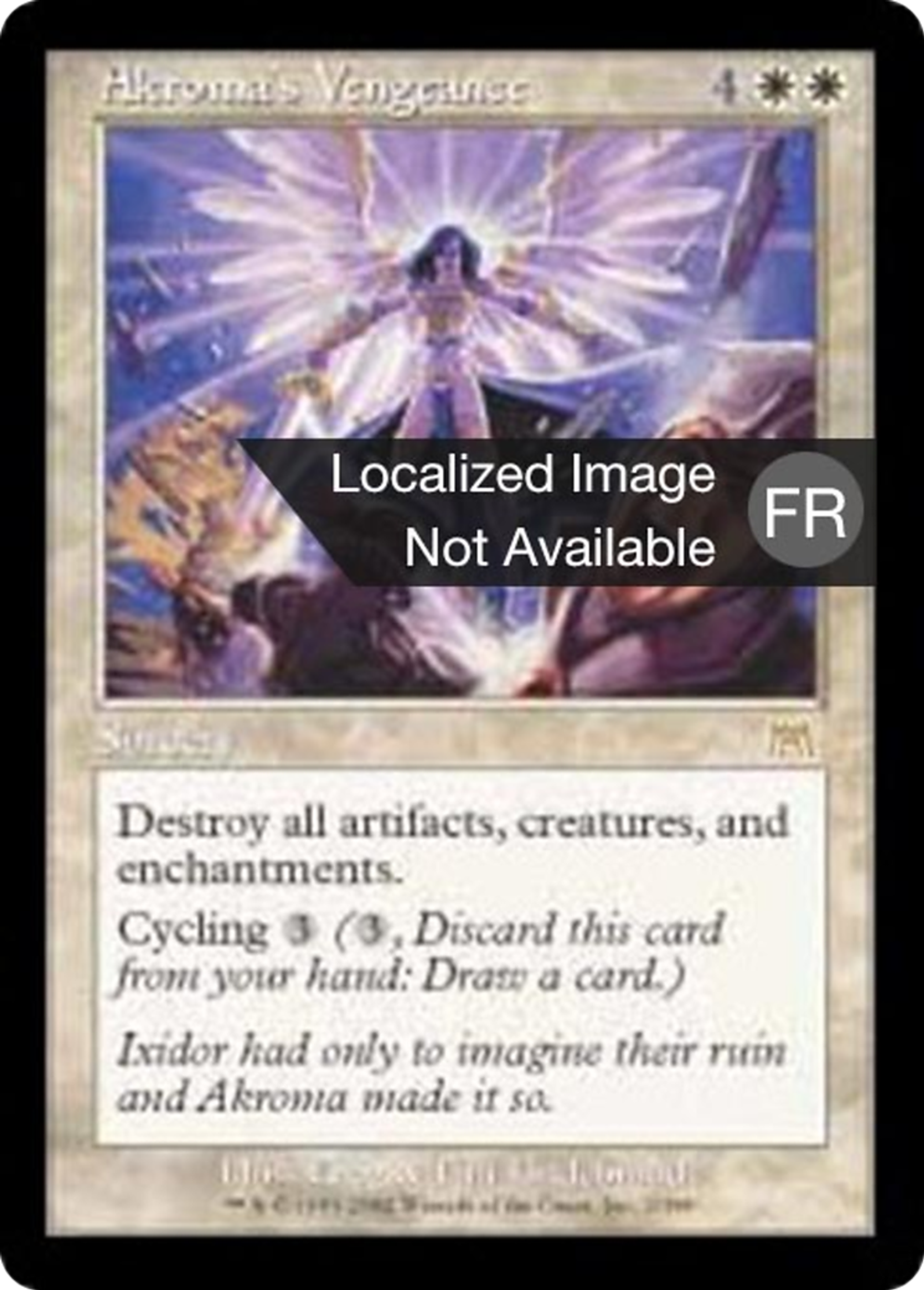 Vengeance selon Akroma — Onslaught — Magic: The Gathering