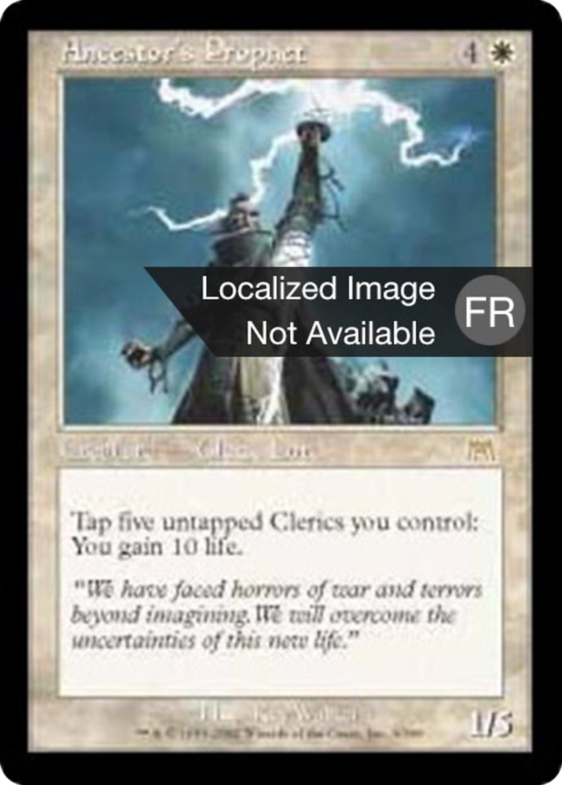 Prophète de l'Ancêtre — Onslaught — Magic: The Gathering
