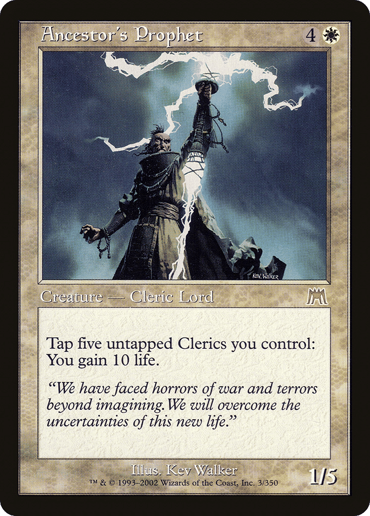 Ancestor's Prophet — Onslaught — Magic: The Gathering