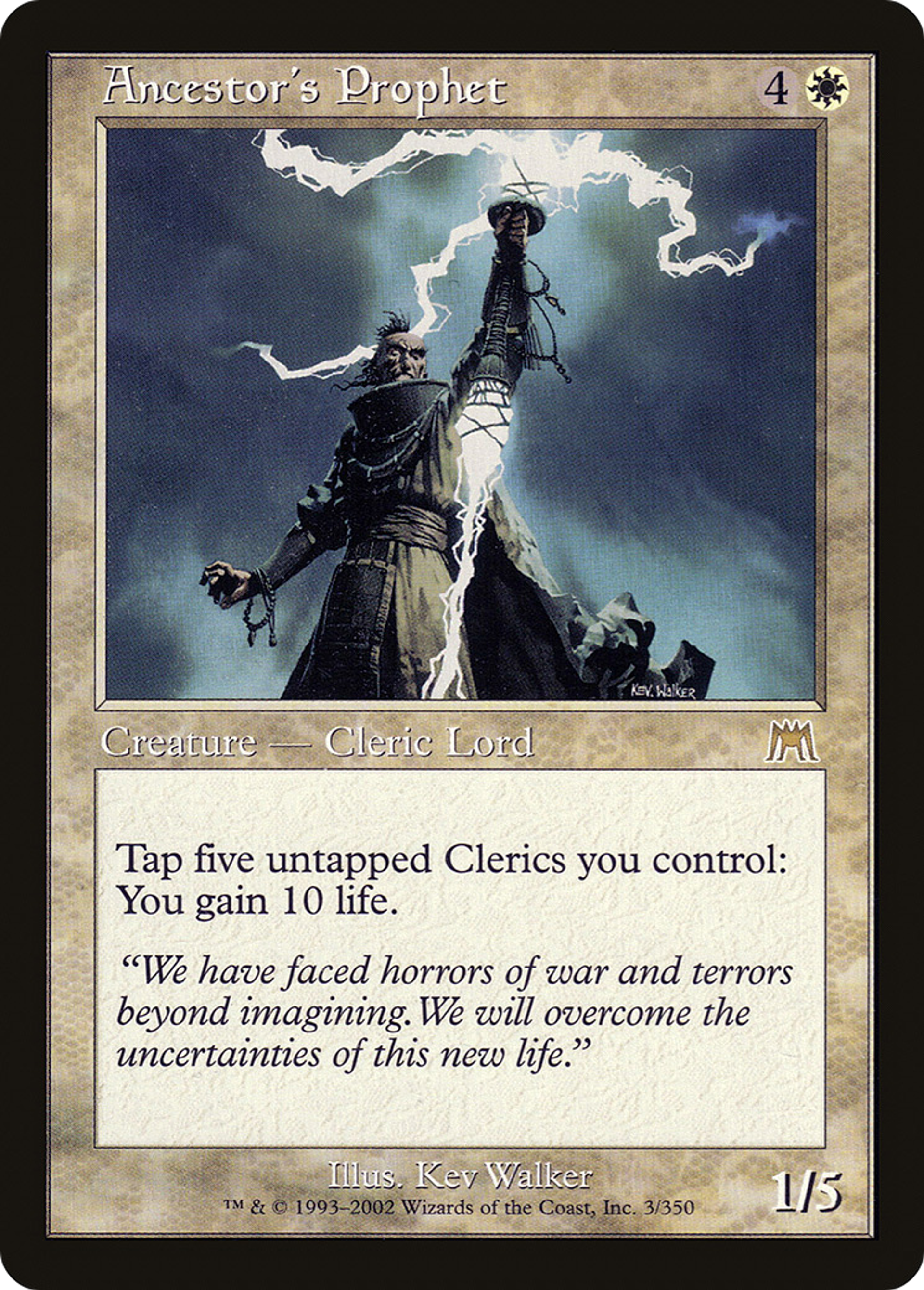 Prophète de l'Ancêtre — Onslaught — Magic: The Gathering