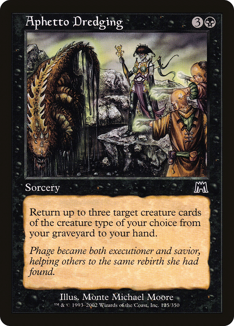 Aphetto Dredging — Onslaught — Magic: The Gathering