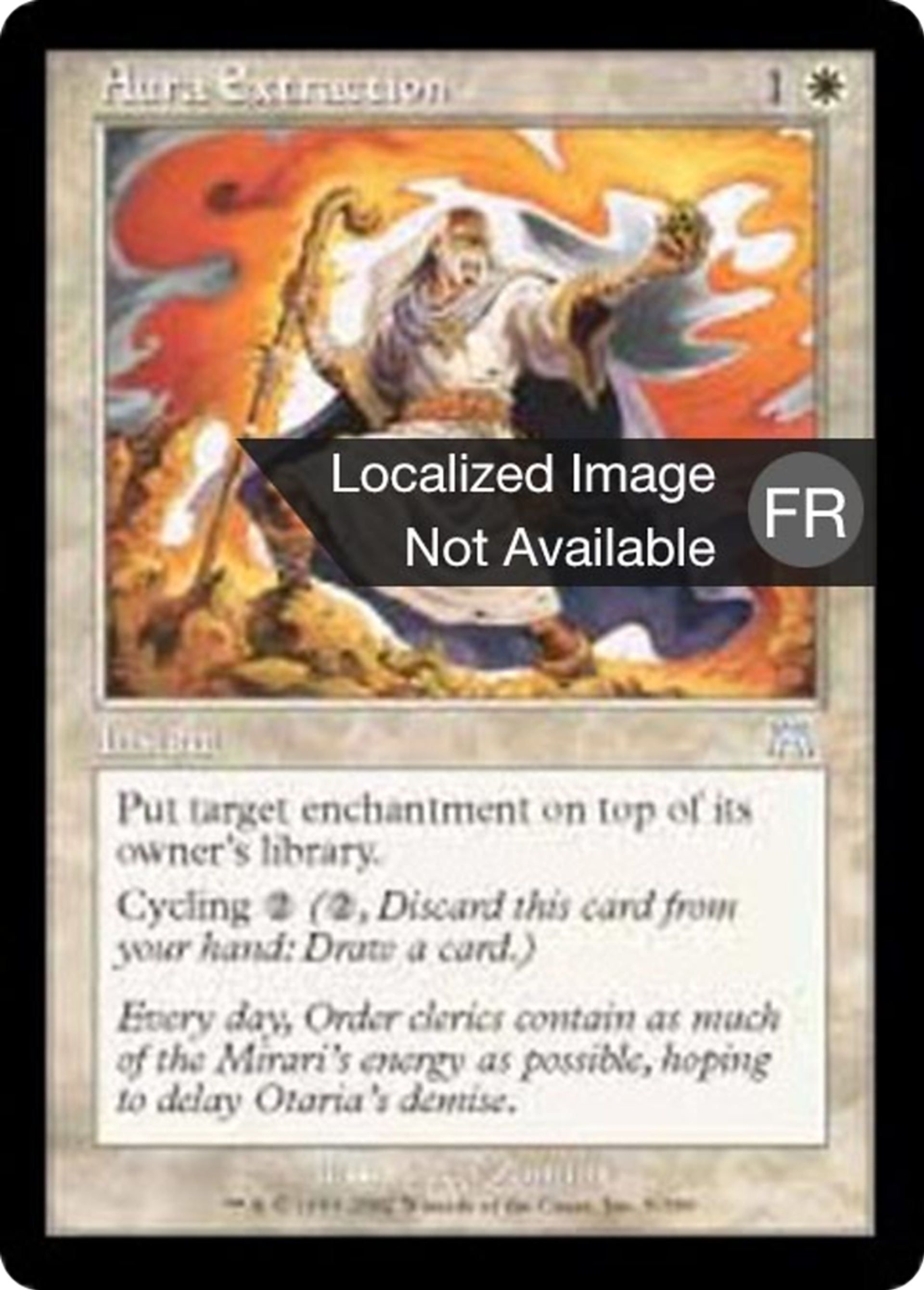 Extraction d'aura — Onslaught — Magic: The Gathering