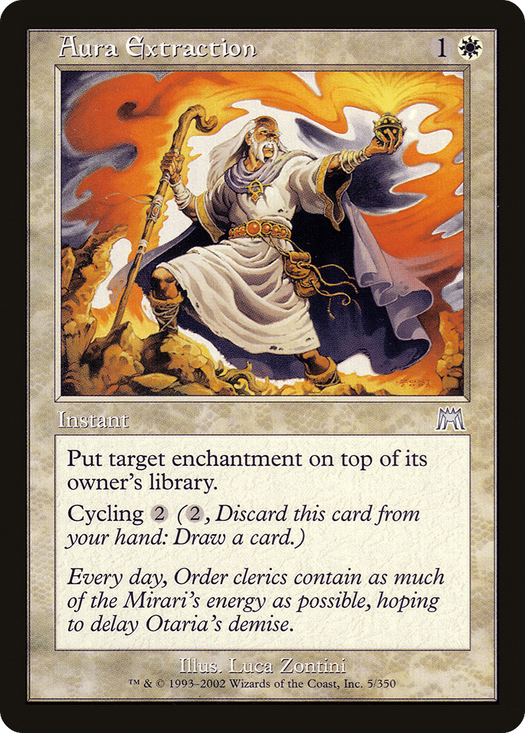 Aura Extraction — Onslaught — Magic: The Gathering