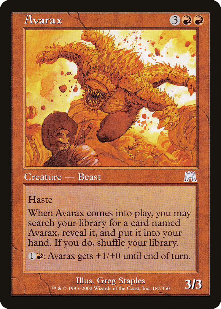 Avarax — Onslaught — Magic: The Gathering