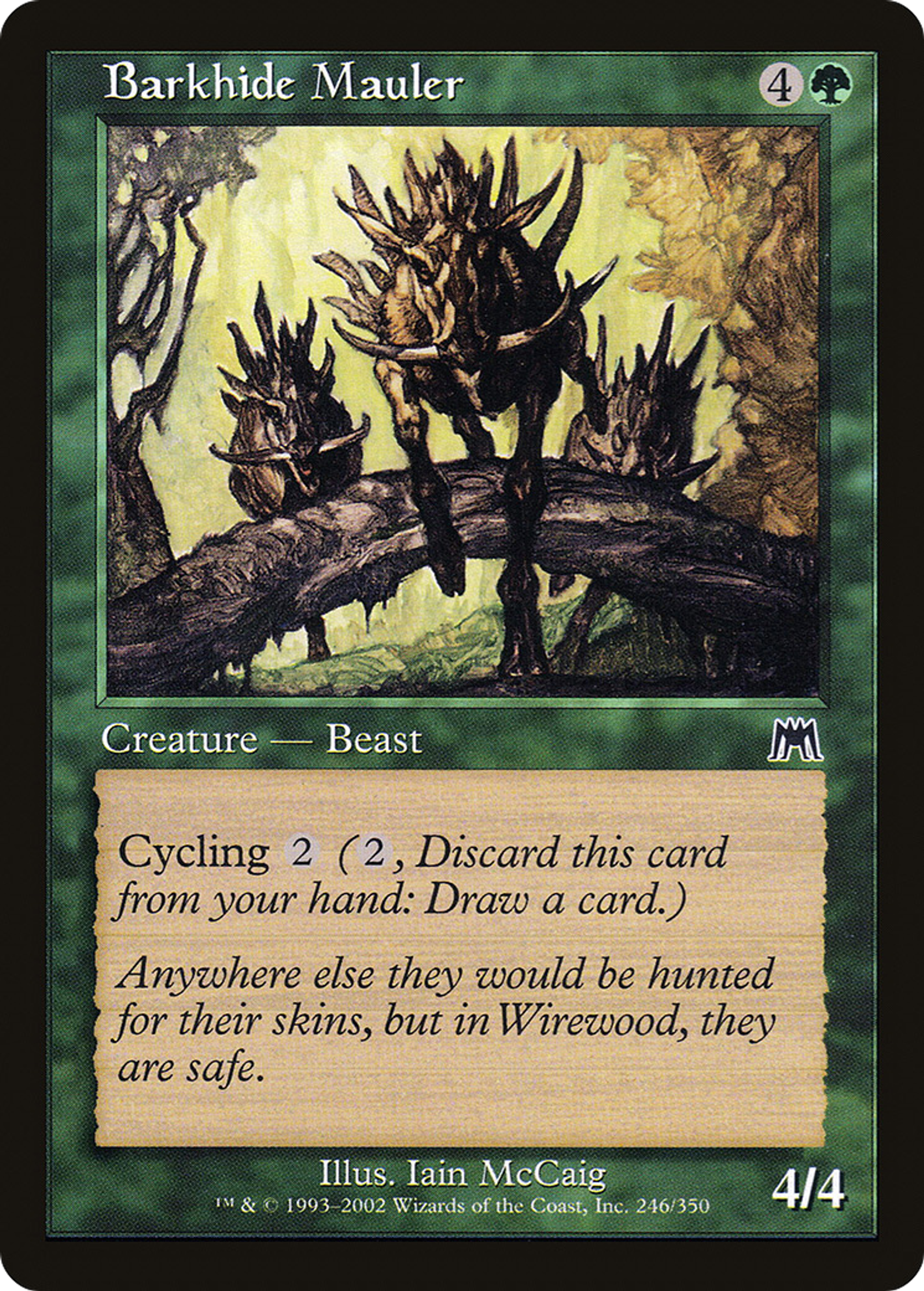 Meurtrisseur peaudécorce — Onslaught — Magic: The Gathering