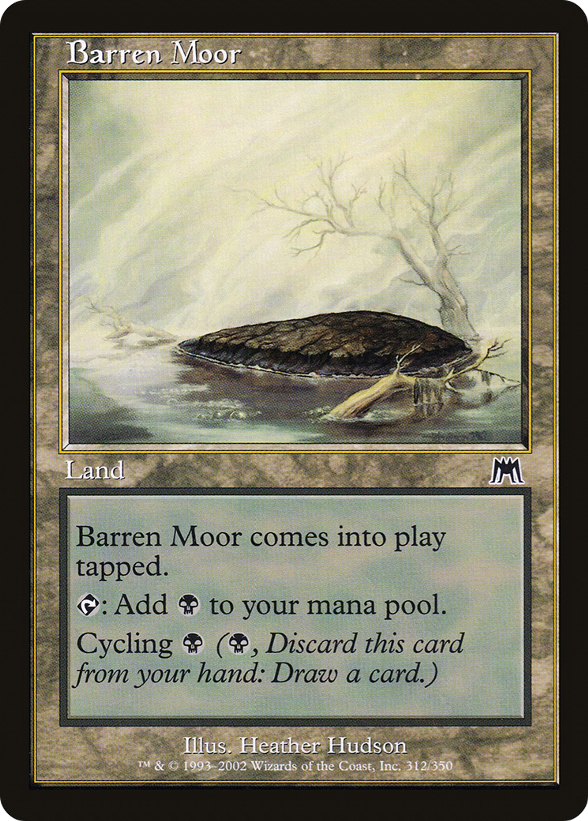 Barren Moor — Onslaught — Magic: The Gathering