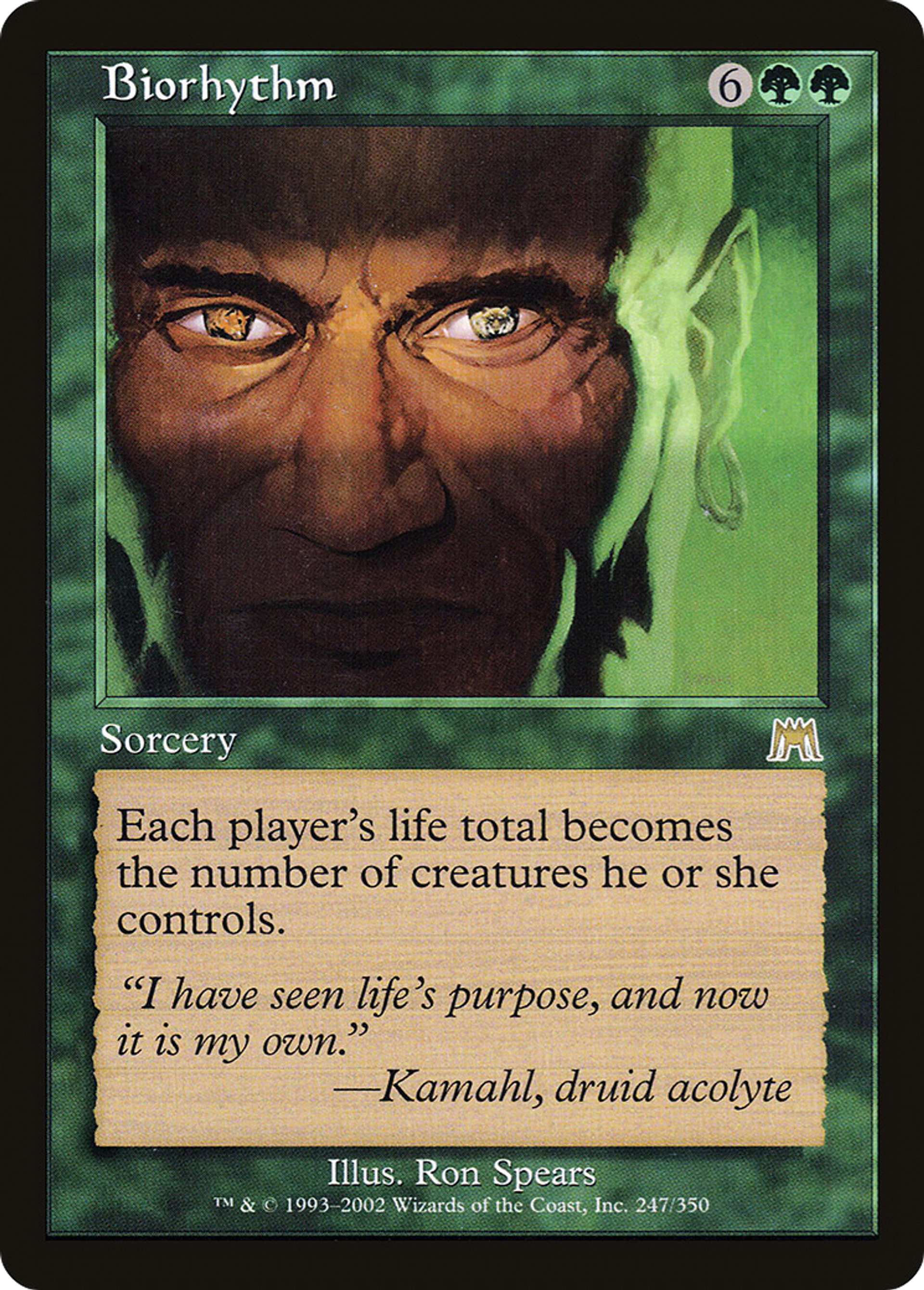 Biorythme — Onslaught — Magic: The Gathering