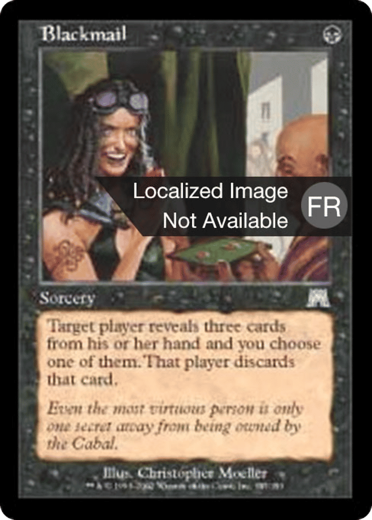 Chantage — Onslaught — Magic: The Gathering