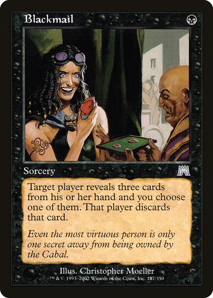 Blackmail — Onslaught — Magic: The Gathering