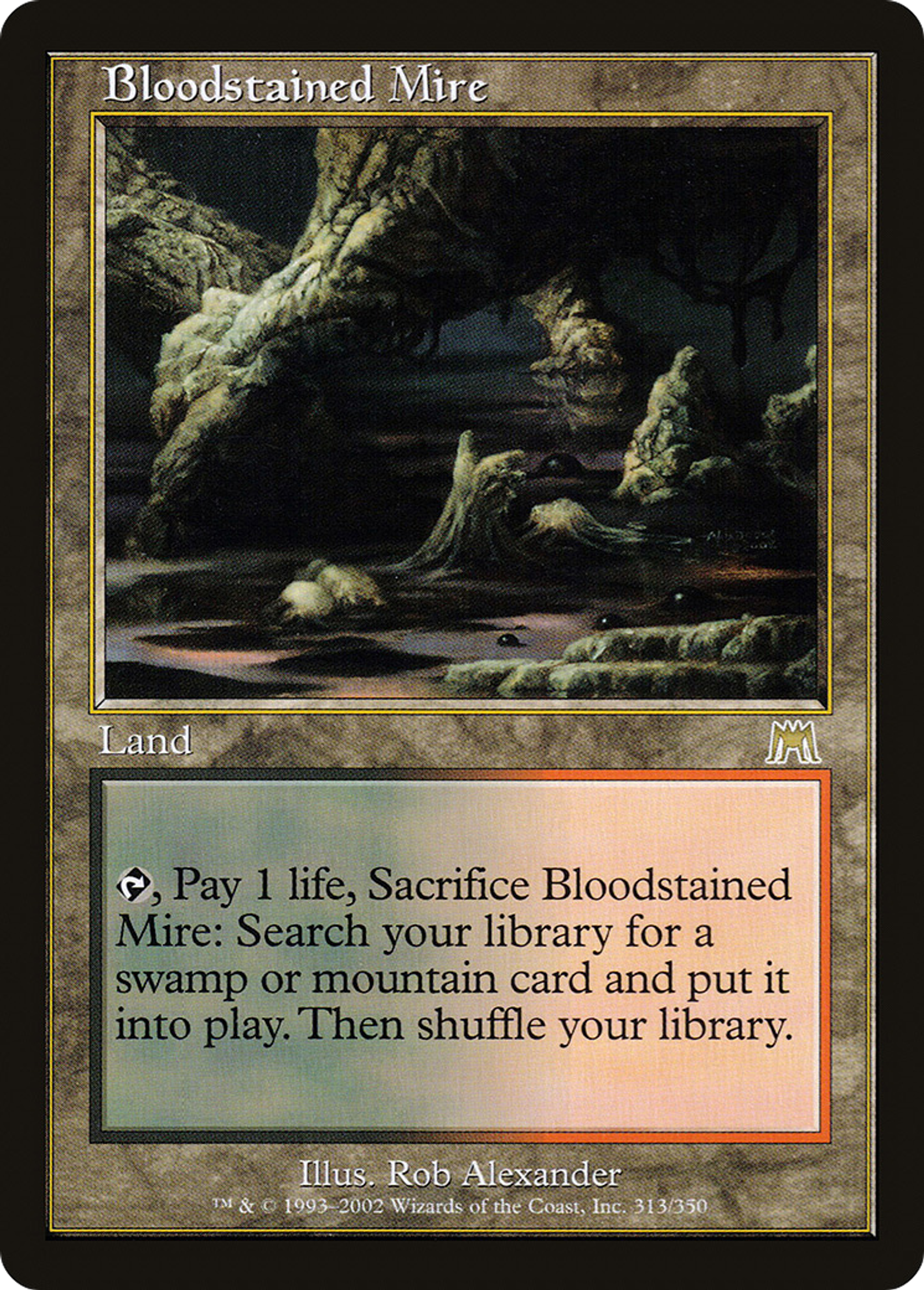 Bloodstained Mire — Onslaught — Magic: The Gathering