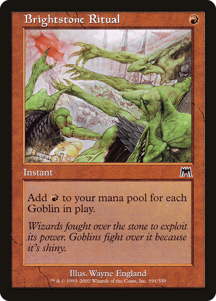 Brightstone Ritual — Onslaught — Magic: The Gathering