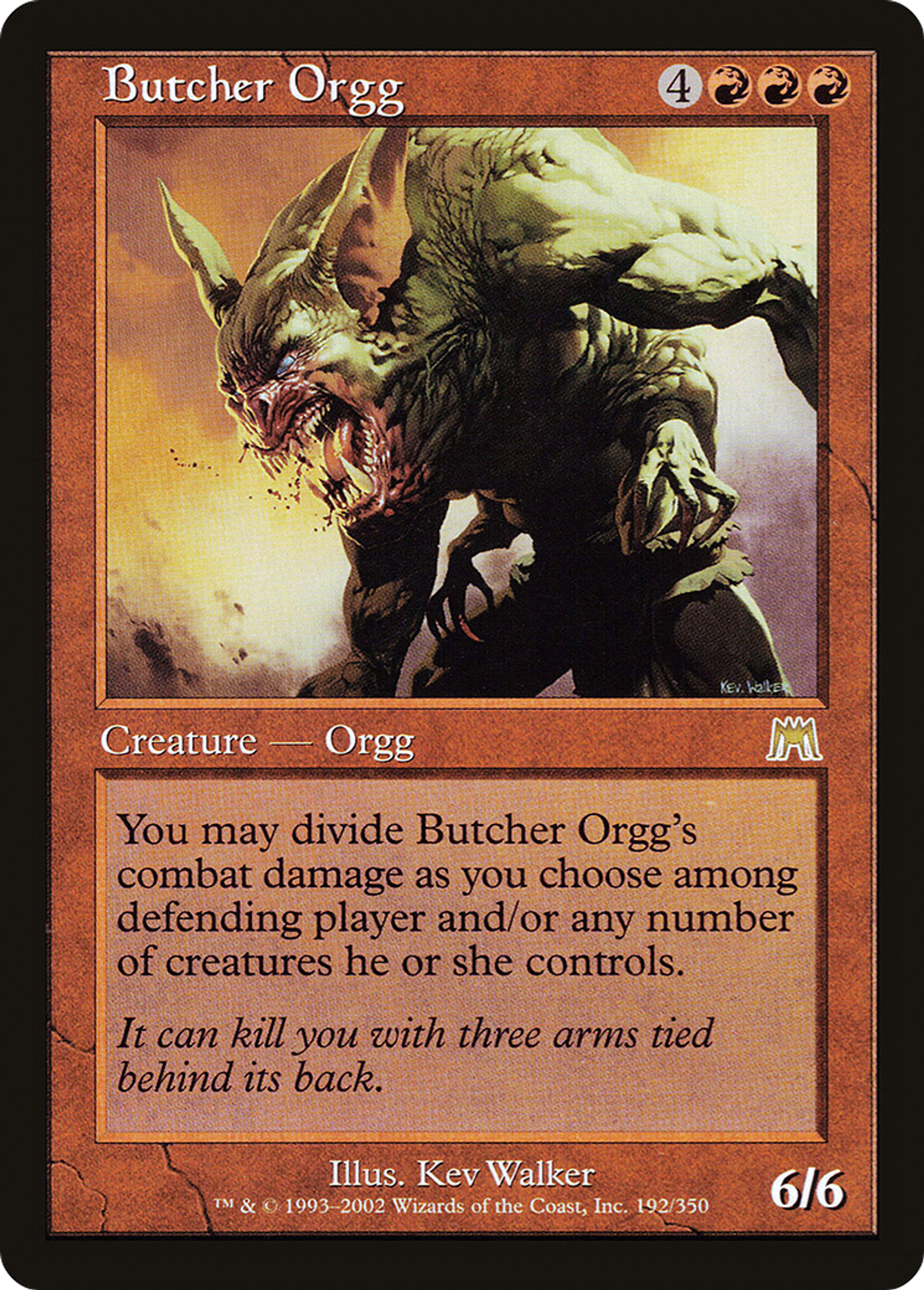 Orgg boucher — Onslaught — Magic: The Gathering