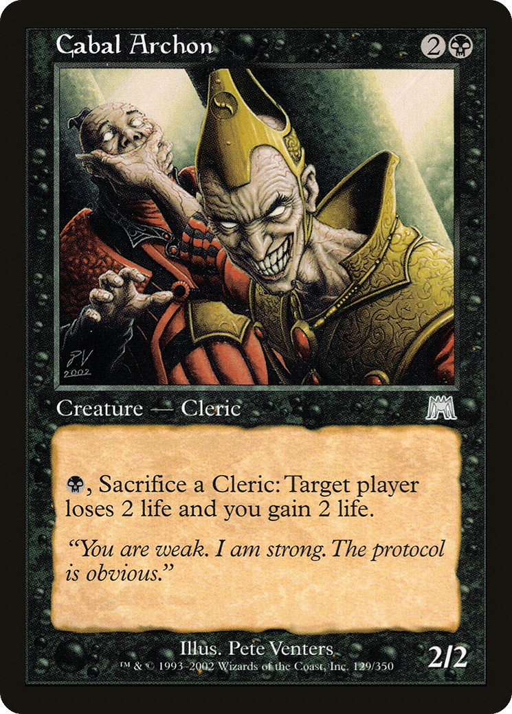 Cabal Archon — Onslaught — Magic: The Gathering