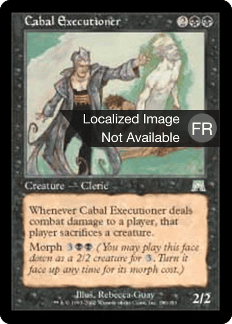 Exécuteur de la Coterie — Onslaught — Magic: The Gathering