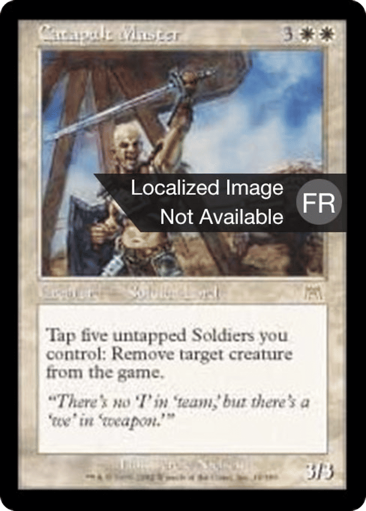 Maître des catapultes — Onslaught — Magic: The Gathering