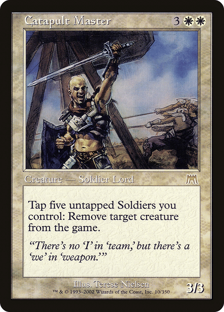 Catapult Master — Onslaught — Magic: The Gathering