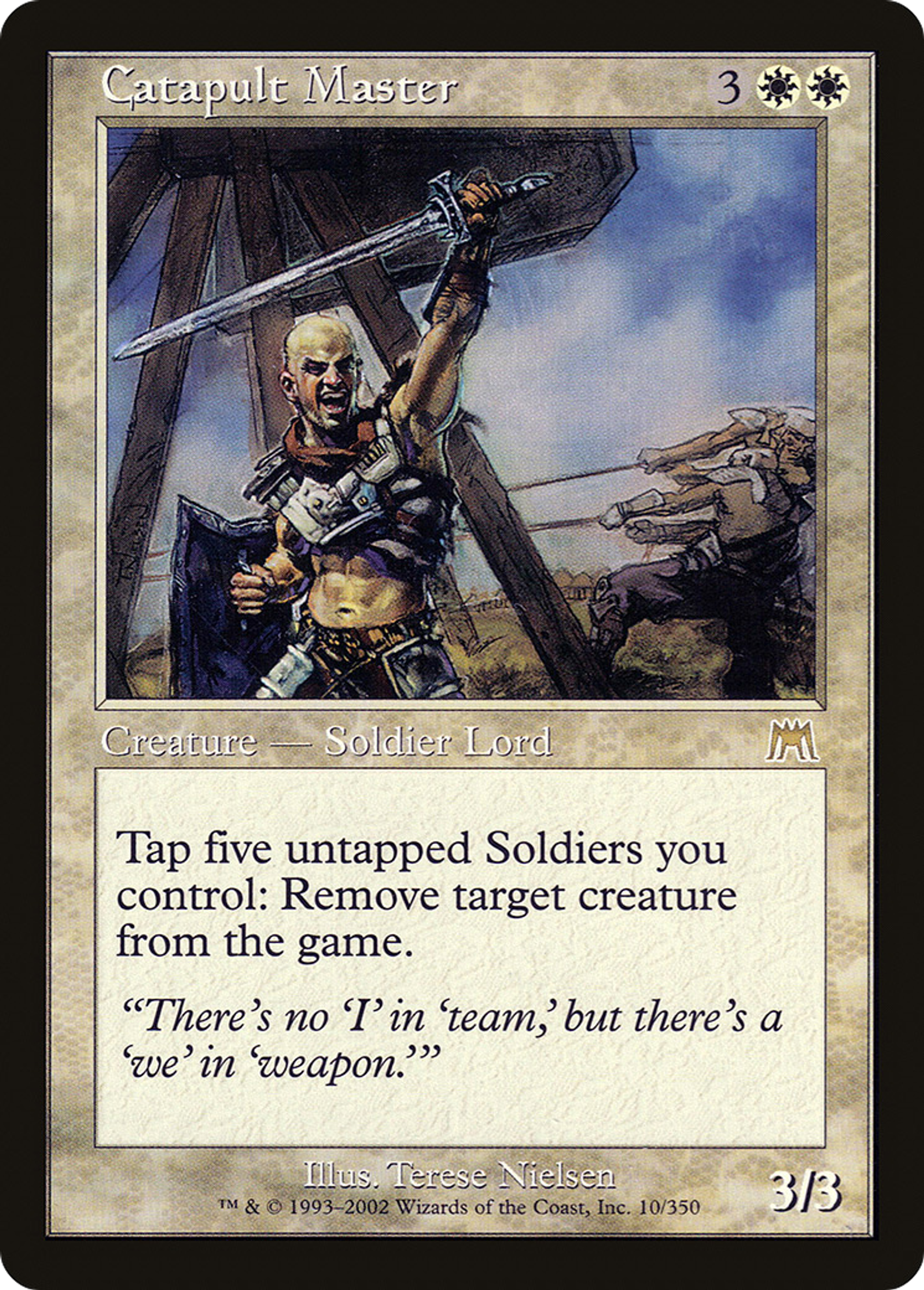 Maître des catapultes — Onslaught — Magic: The Gathering
