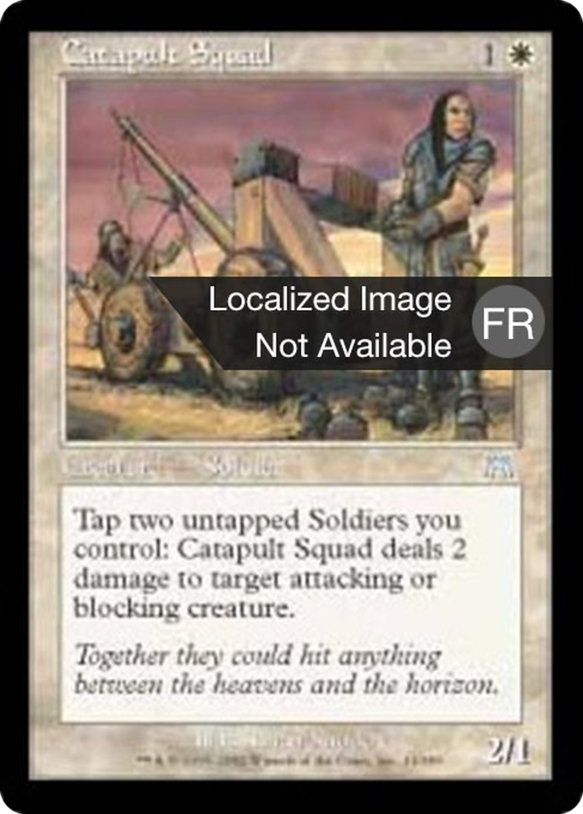 Escadron des catapultes — Onslaught — Magic: The Gathering
