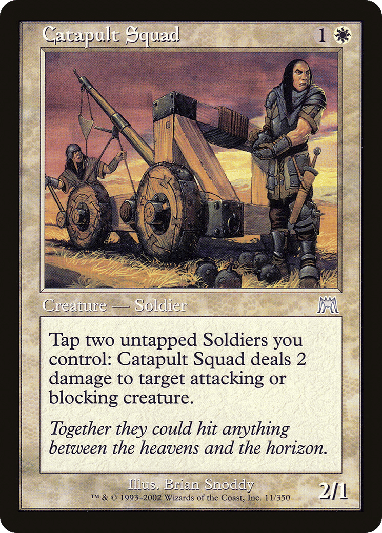 Catapult Squad — Onslaught — Magic: The Gathering