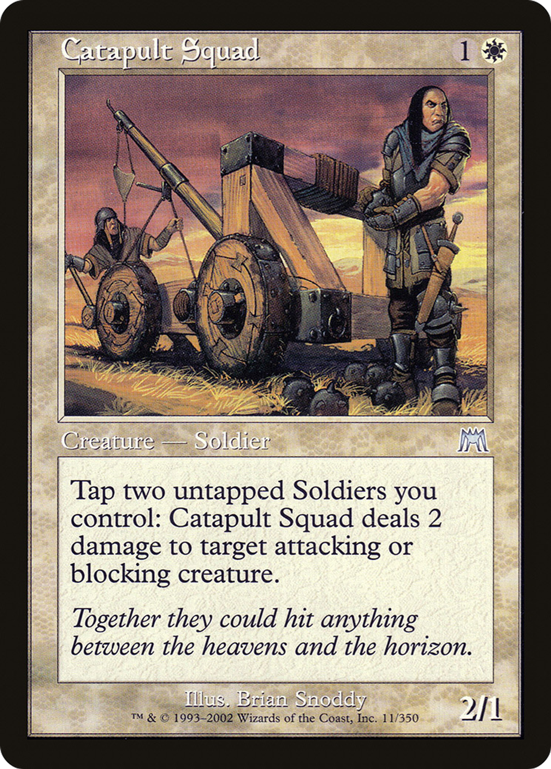 Escadron des catapultes — Onslaught — Magic: The Gathering