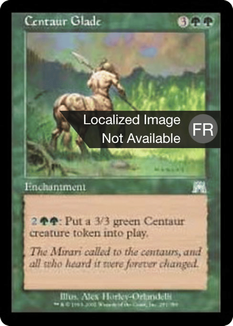 Clairière des centaures — Onslaught — Magic: The Gathering