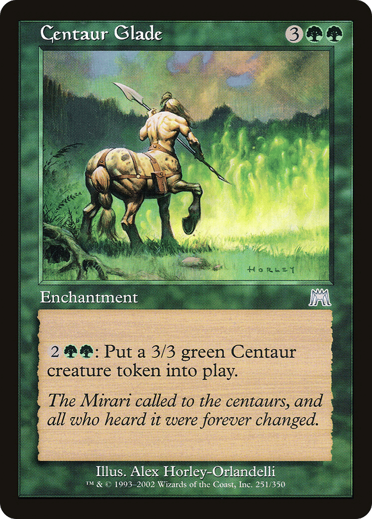 Centaur Glade — Onslaught — Magic: The Gathering