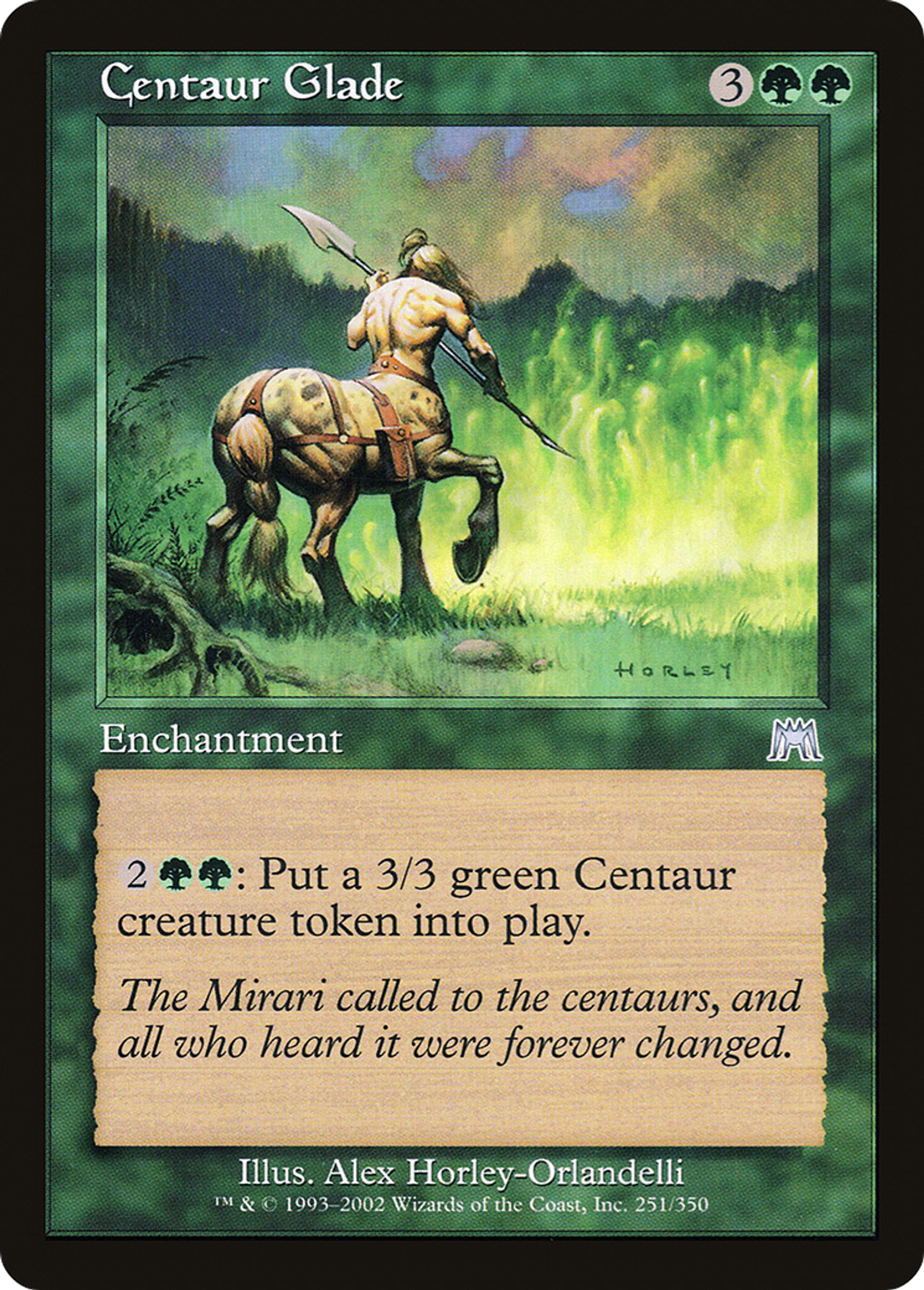 Clairière des centaures — Onslaught — Magic: The Gathering