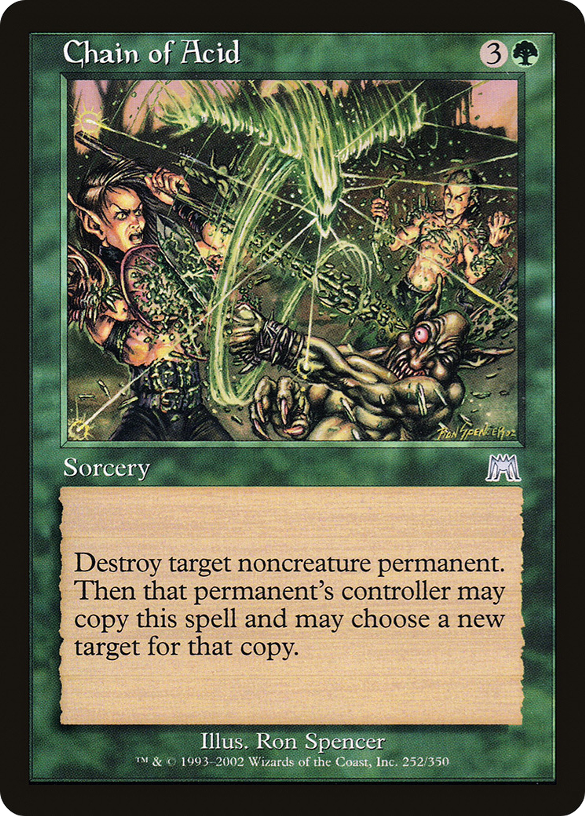 Chaîne d'acide — Onslaught — Magic: The Gathering